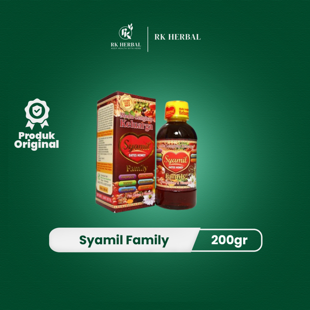 

Madu Syamil Dates Honey Family dan Syamil Dates Honey Anak - Original