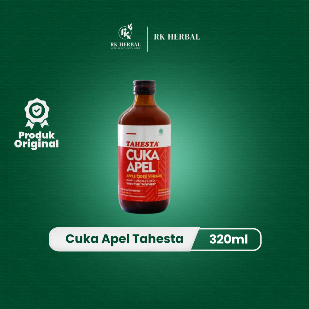 

Cuka Apel Tahesta - Mengurangi Kolesterol Tinggi - 320 ml