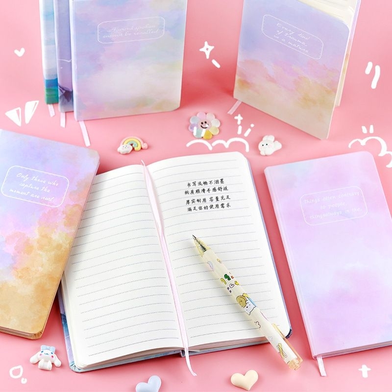 

DELUNASHOP Creative Colorful Notepad Notebook A6 Panjang RULED / Garis 64 lembar