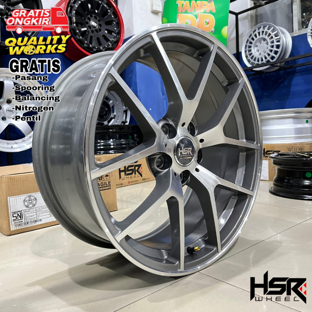 Velg Racing Mobil Mercy R18 Lebar 8/9 Velg Modifikasi Hsr Bielefeld