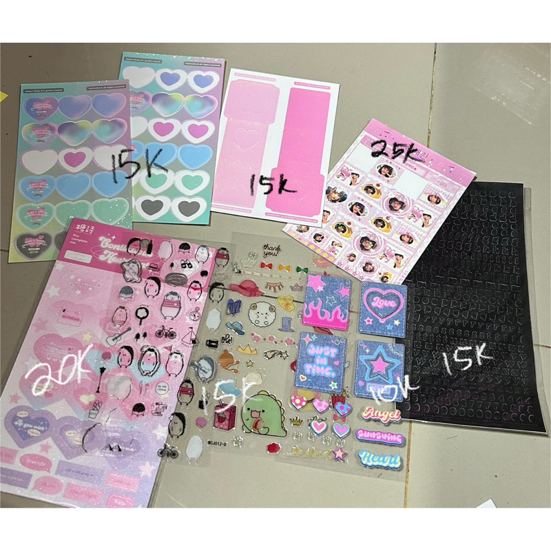 

preloved/new sticker deco kpop