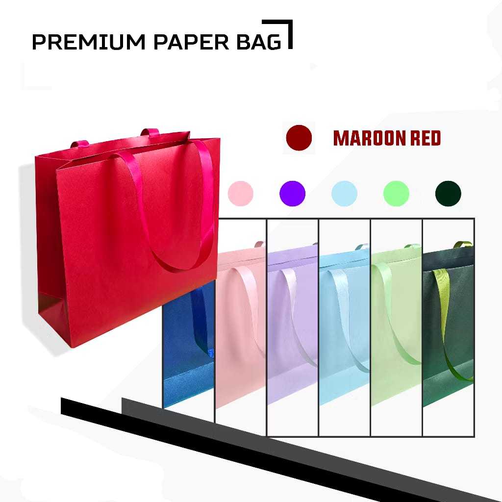 

v2_Paperbag / Paper bag Warna / Paperbag Large ukuran 27 x 10 x 21 cm