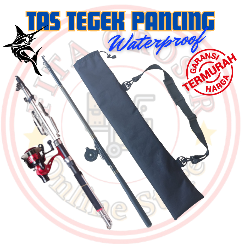 Grosir Tas Pancing Tegek model Slempang tali serut bahan waterproof murah model terbaru