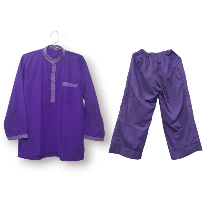 PRELOVED Stelan Baju Muslim  Baju Koko Anak Tanggung usia 10-14 Tahun Baju Seragam Cahaya Sunnah