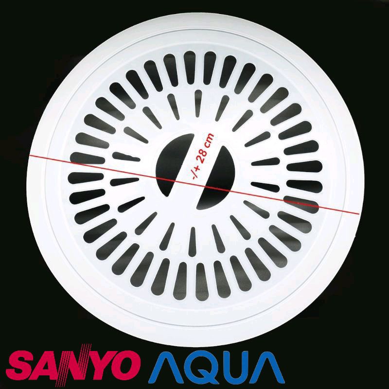 Tutup Penutup Spiner Spinner Tabung Pengering Mesin Cuci Sanyo AQUA 2 Dua Tabung
