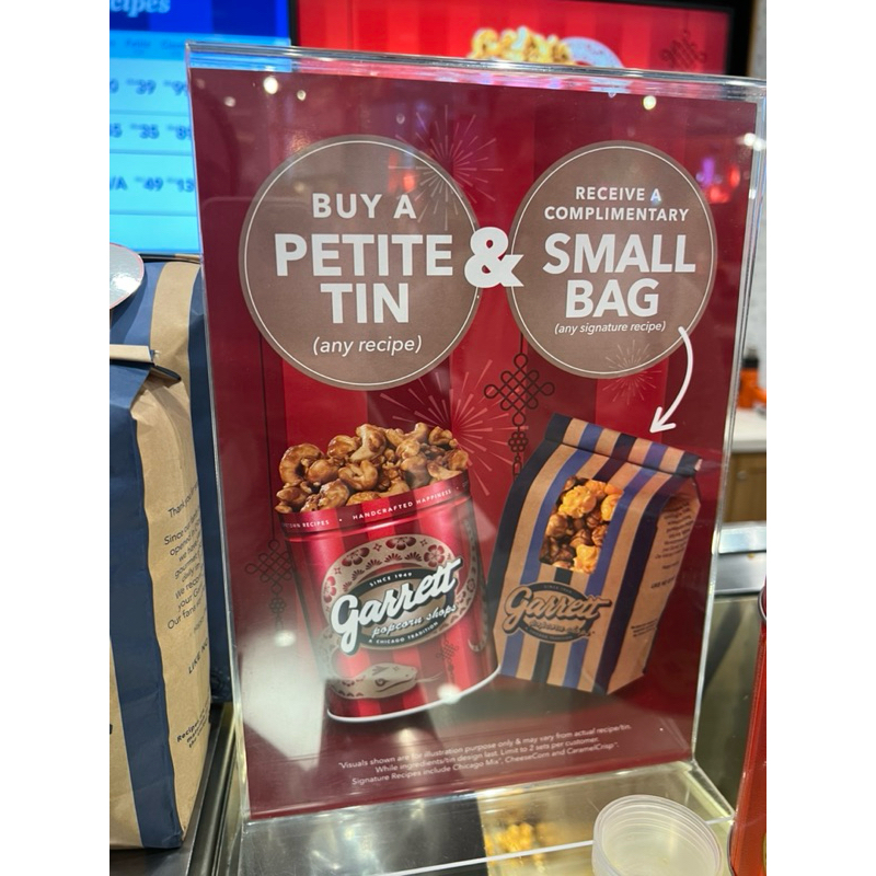 

garretts popcorn snack tin