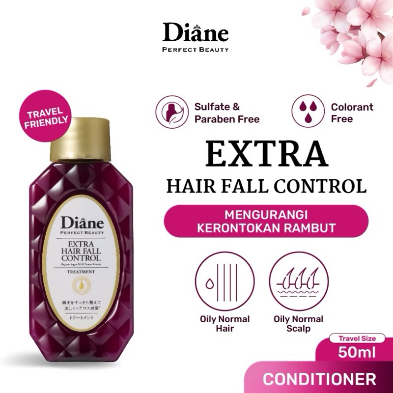 MOIST DIANE Extra Hair Fall Control Treatment - Travel Size 30ml - Shampoo & Conditioner