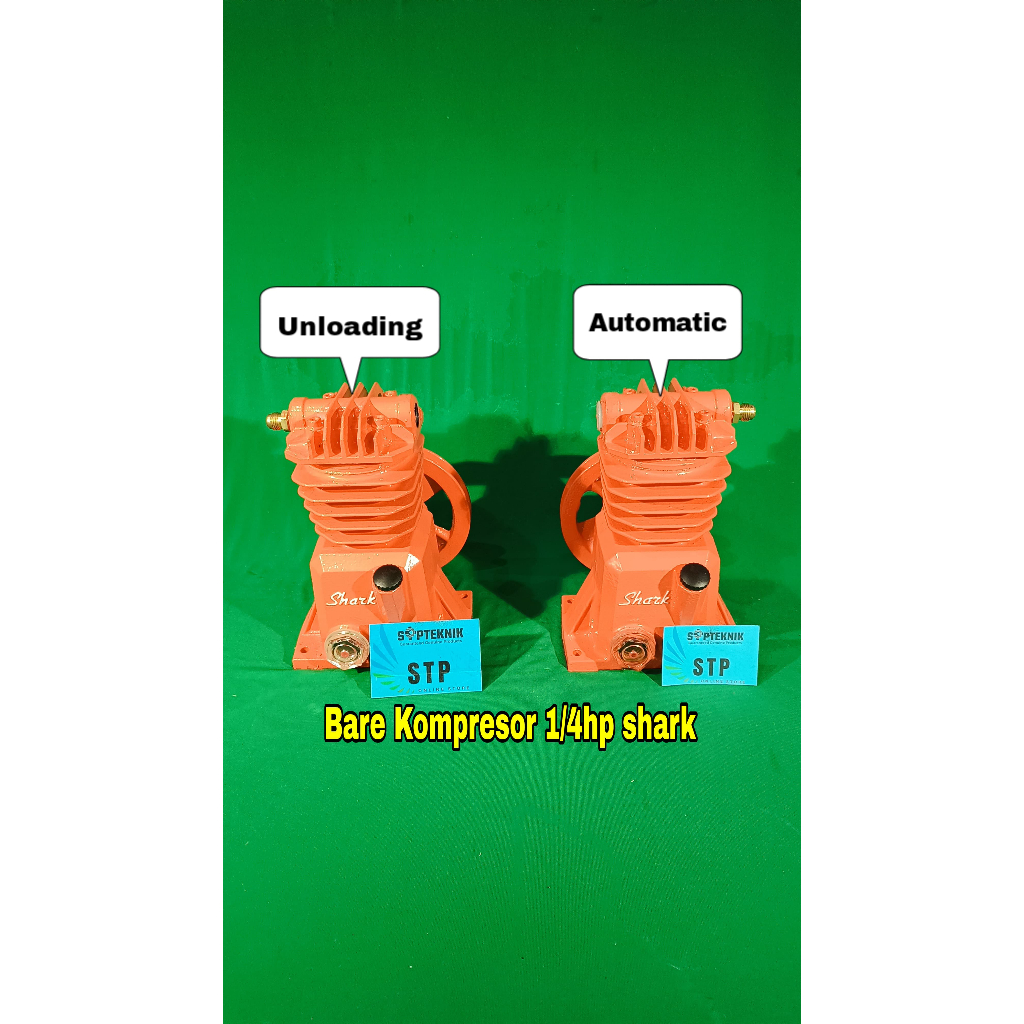Kepala kompresor 1/4 atau 0.25 HP shark