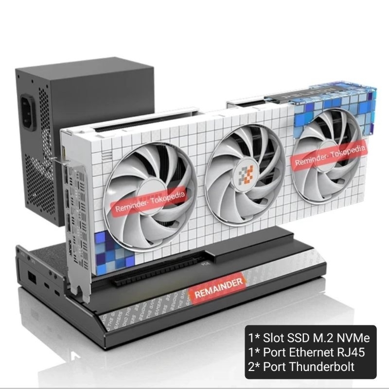 EGPU Thunderbolt 3/4/5 USB4 - Enclosure M.2 NVMe