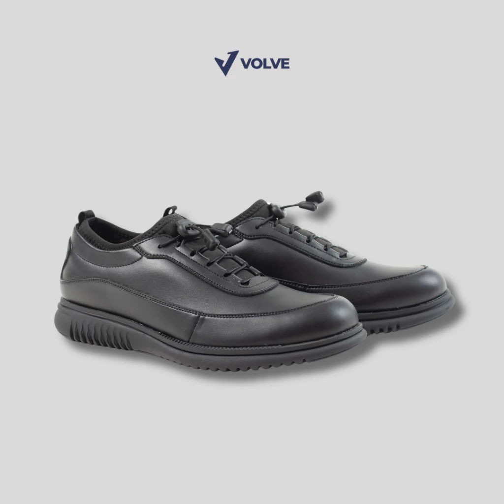 VOLVE - Sepatu Kerja Pria Wave Black