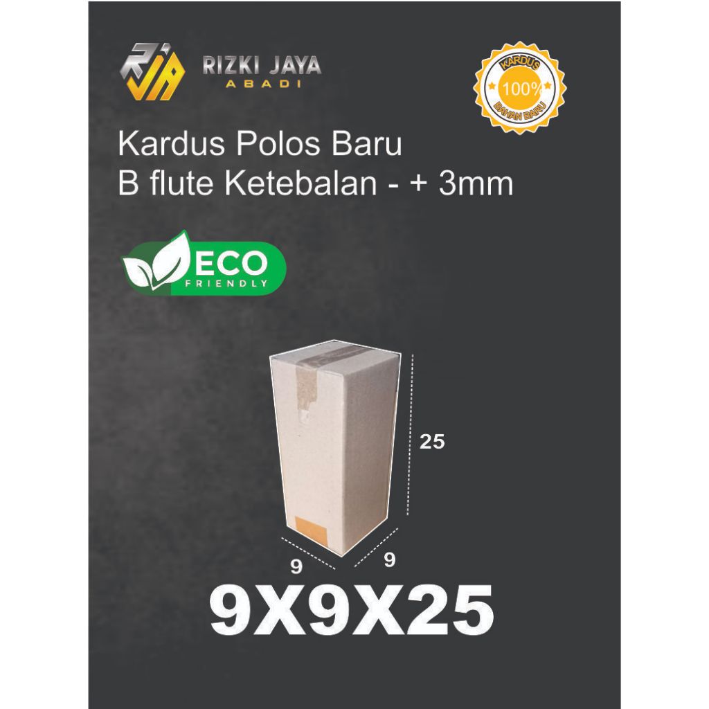 

KARDUS 9X9X25 KARTON BOX PACKAGING