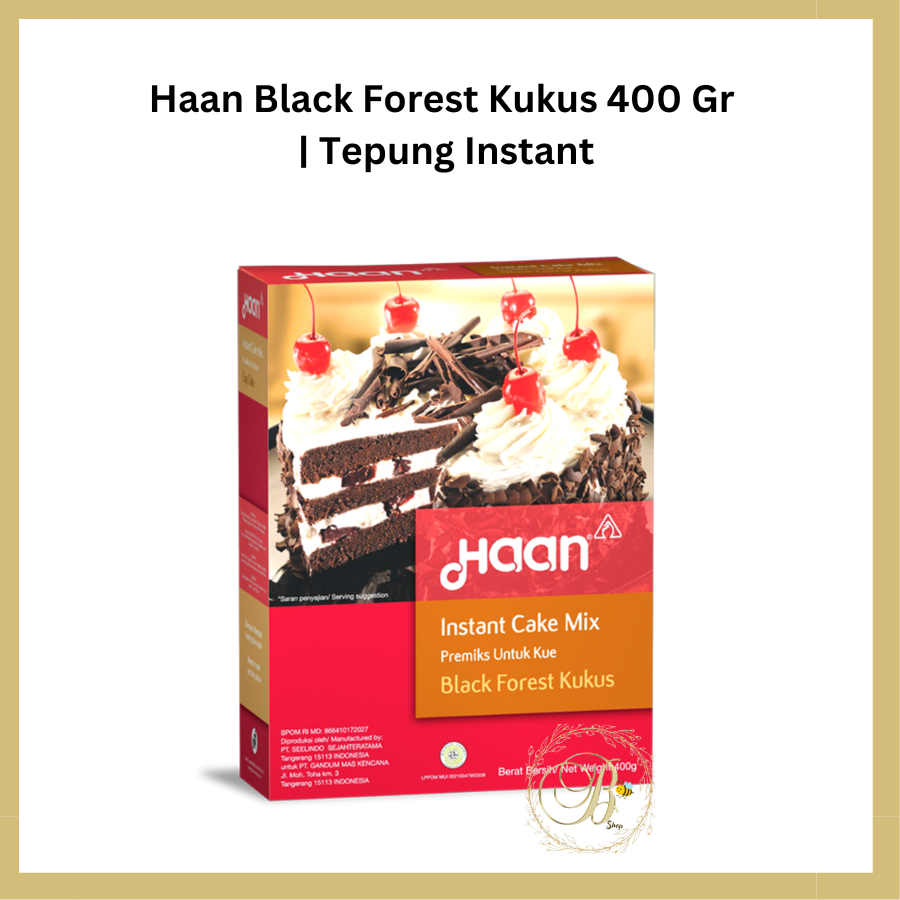 

Haan Black Forest Kukus 400 Gr | Tepung Instant