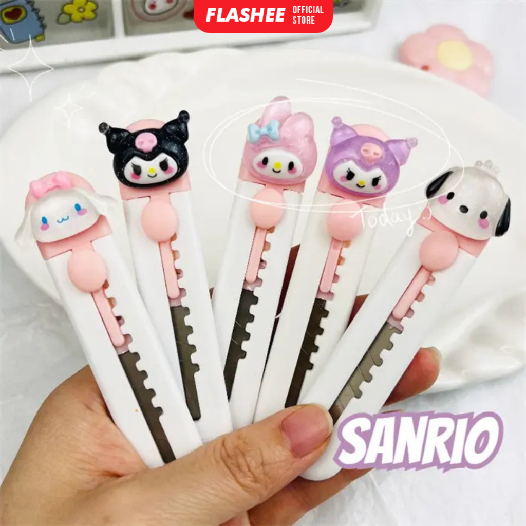 

Flashee Cutter Mini Motif Pisau Karakter Sanrio Terbaru Pemotong Kertas Cutter Travelling Pisau