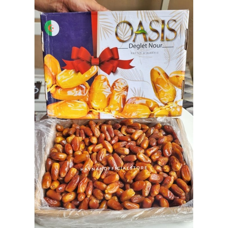 

KURMA TUNIS MADU OASIS PREMIUM 5KG ALGERIA DEGLET NOUR