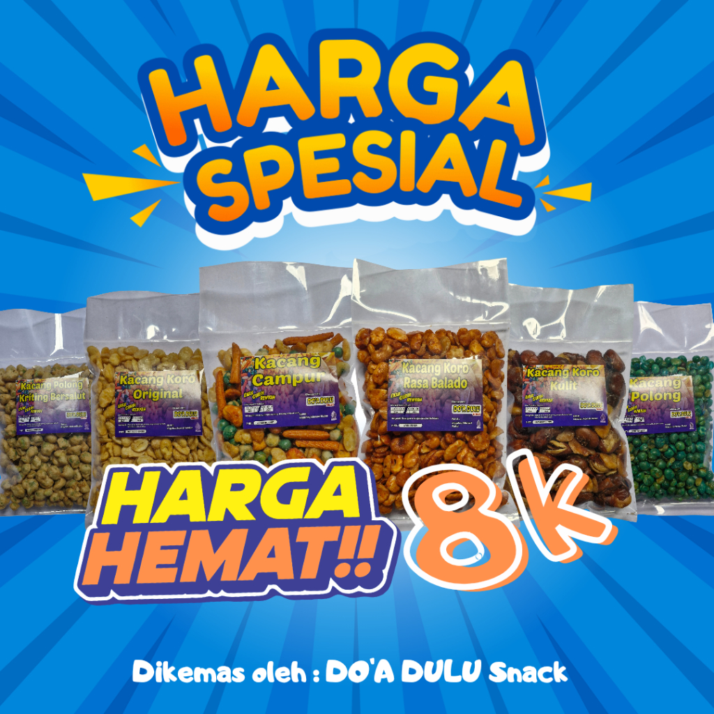 

Serba Kacang 8K : Nikmati Rasa Gurih, Renyah, Enak dan Unik