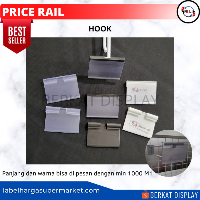 

LABEL HARGA 6CM PRICE TAG PRICE CARD DATA STRIP MINIMARKET