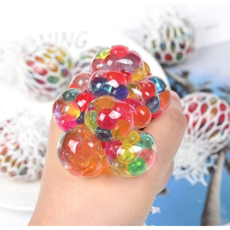 SQUISHY MESH BALL TERAPI MOTORIK HALUS SIKECIL / SQUISHY STRESS BALL RELIEF / SQUISHY PENGHILANG STR