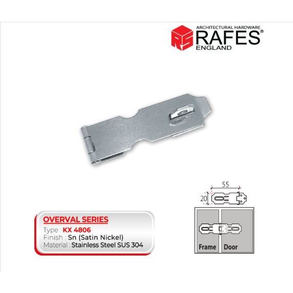 Pengait Gembok Overval KX 4806 Rafes/Overpal Pengait Gembok/ Tempat Gembok