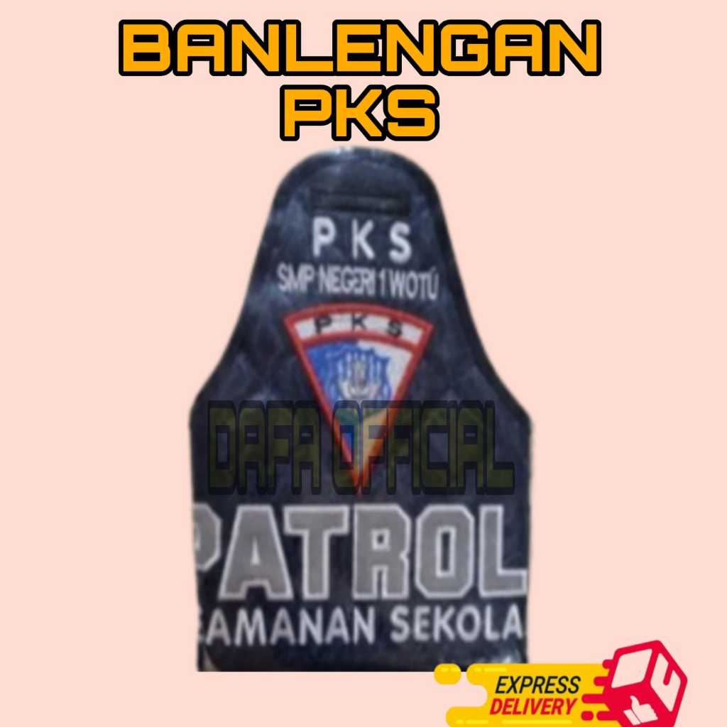 BAN LENGAN BHABINKAMTIBMAS/BAN LENGAN PATROLI-PKD/BAN LENGAN PKS/CUSTOM BORDIR LOGO BAHAN DOLBY TERB