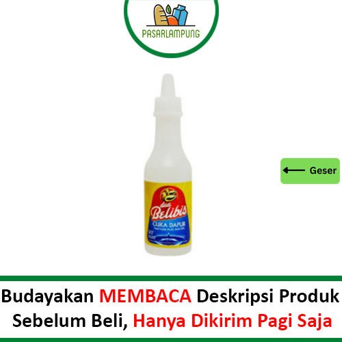 

Cuka Dapur Merk Dua Belibis Perbotol 150 mL Pasar Lampung