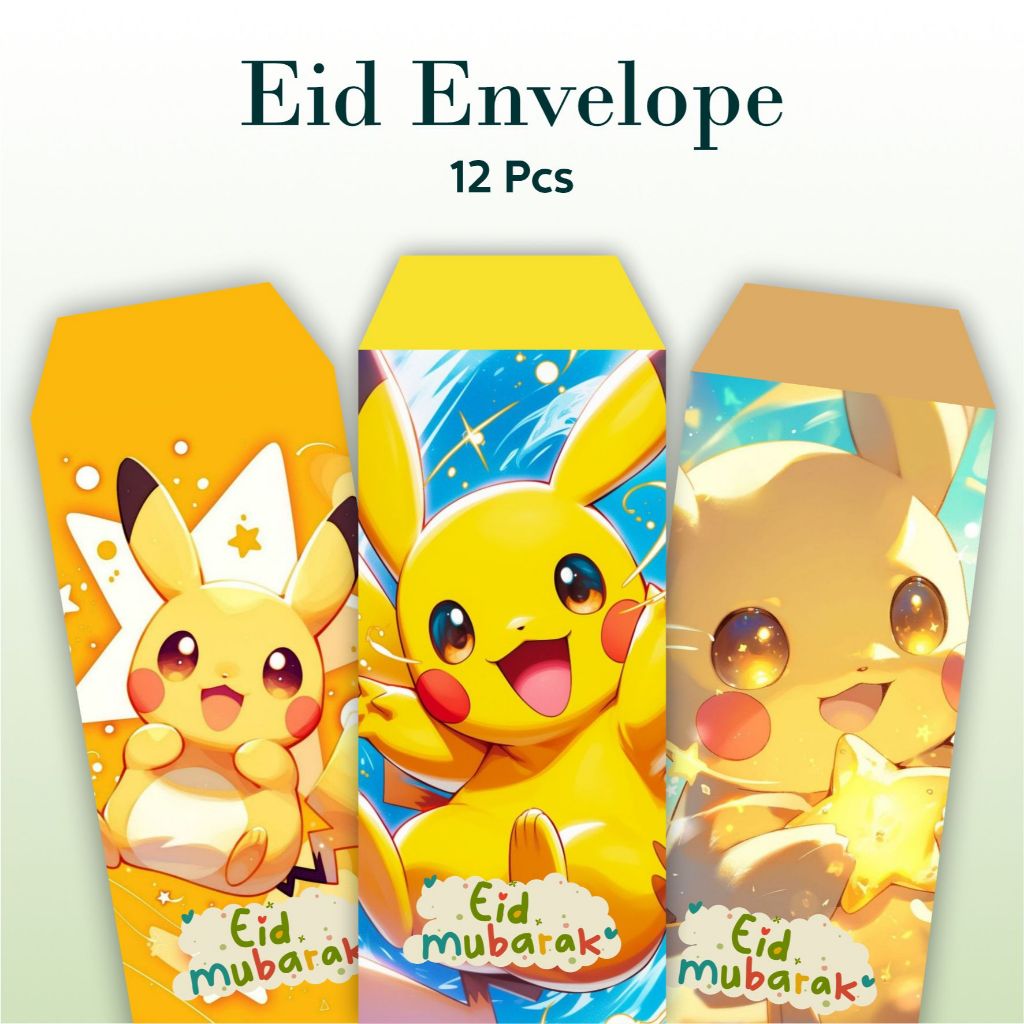 

AMPLOP LEBARAN MOTIF POKEMON ISI 12 PCS / AMPLOP LEBARAN IDUL FITRI / AMPLOP LEBARAN AESTHETIC / AMPLOP MURAH / AMPLOP KARTUN / AMP / AMGPAO LEBARAN MURAH PER PCS /ECERAN / ANGPAU LEBARAN IDUL FITRI /LOP KARAKTER / AMPLOP UNIK LEBARAN / AMPLOP LUCU