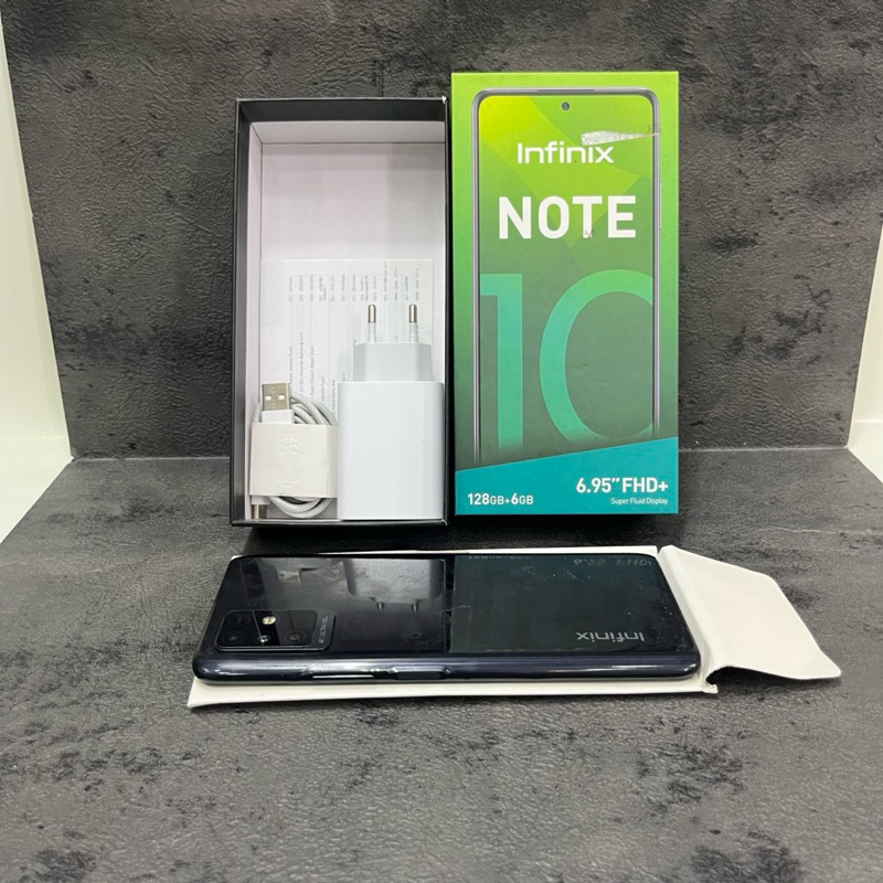 Infinix Note 10 6/128gb Fullset Second Garansi Resmi