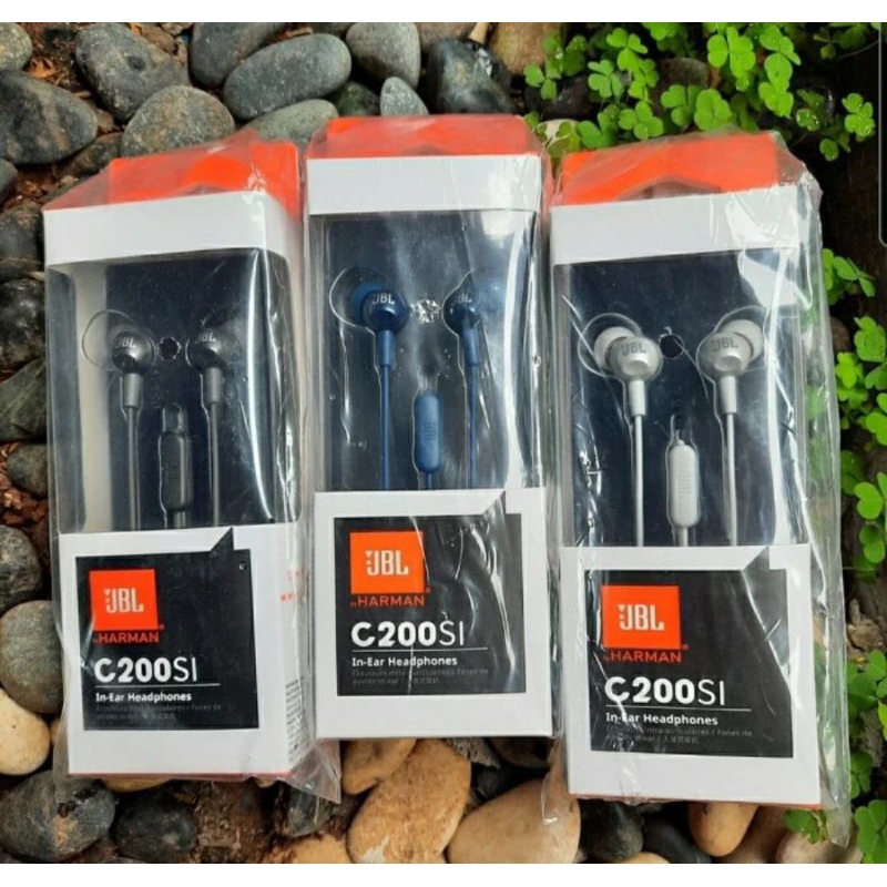 Paket Headset JBL C200SI Headset True Bass stereo Bass