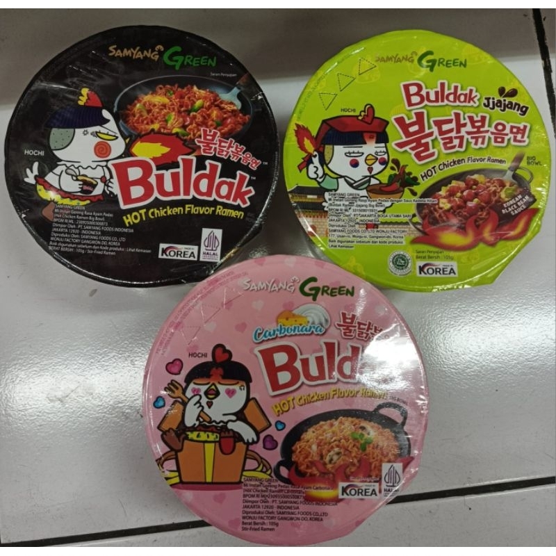 

Samyang Mie Instant Goreng Ayam Pedas Series 105g Bowl - 1 cup