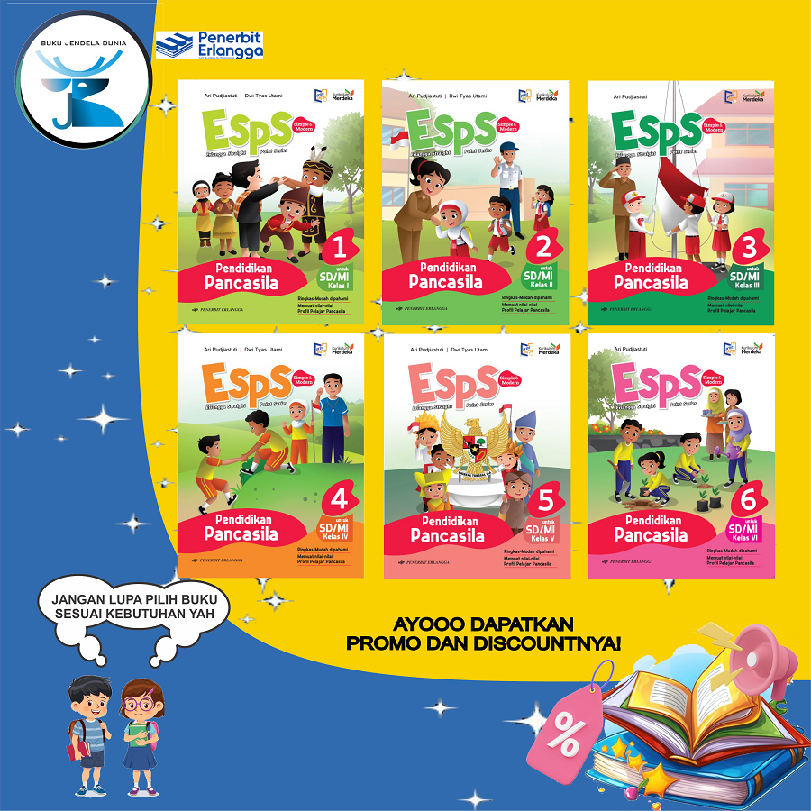 BUKU ESPS PANCASILA SD/MI KELAS 1-6