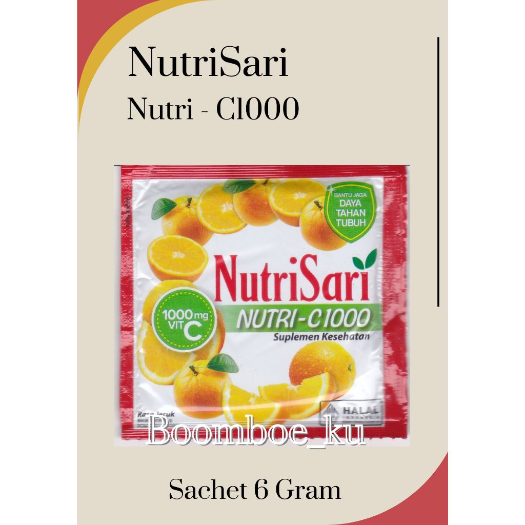 

NutriSari - Nutri C1000 - 6Gram