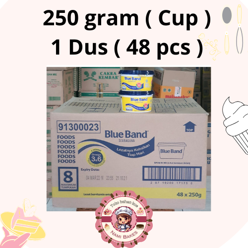 

Blue Band Serba Guna Margarine 250 gram Cup 1 Dus ( 48 pcs )