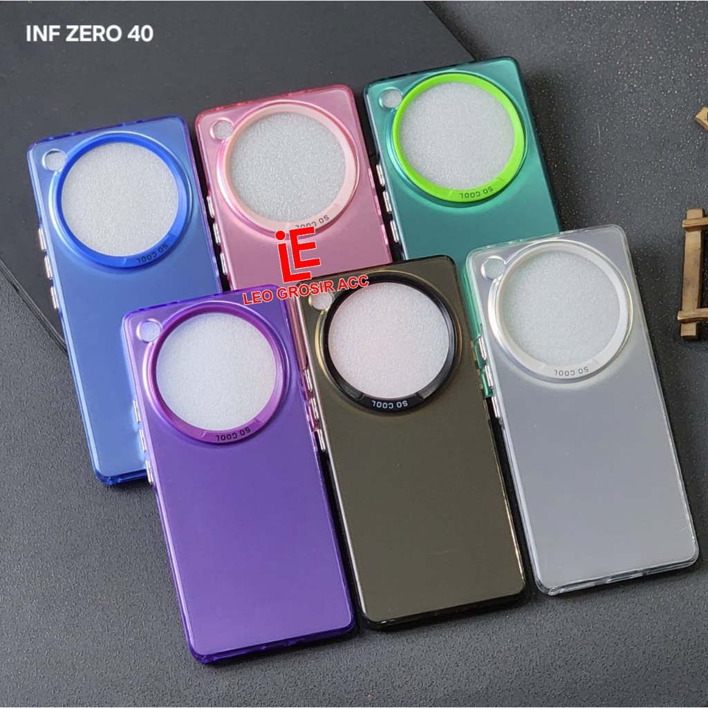 INFINIX ZERO 40 CASE SOCOOL CASE IMD HYBRID PLATE HOLOGRAM INFINIX ZERO 40 SC-1