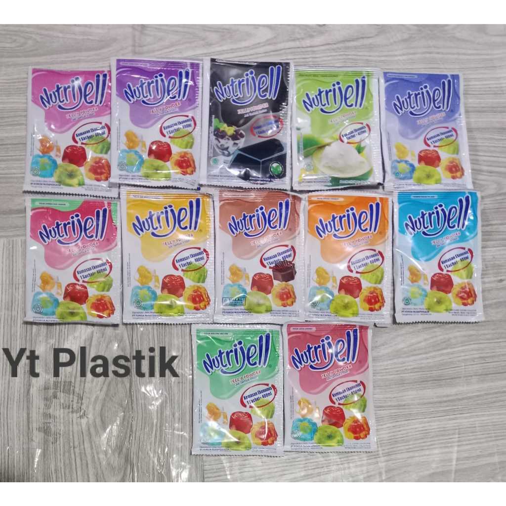 

Nutrijel Ekonomis Bubuk Agar Jelly Puding Instan Nutrijel Aneka Rasa 10gram,Coklat(20gr)