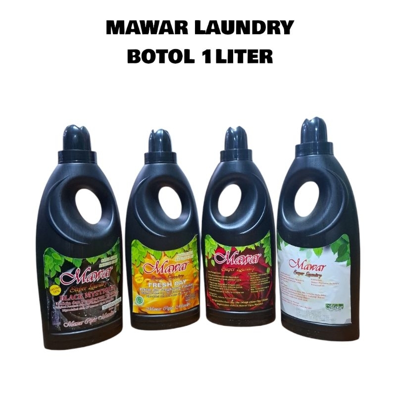 Mawar Super Laundry Botol 1 Liter | Mawar Botol Pewangi Laundry