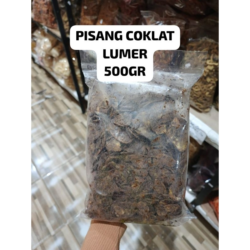 

Aneka Snack Cemilan Kiloan Murah Pisang Koin Coklat Lumer 500gr