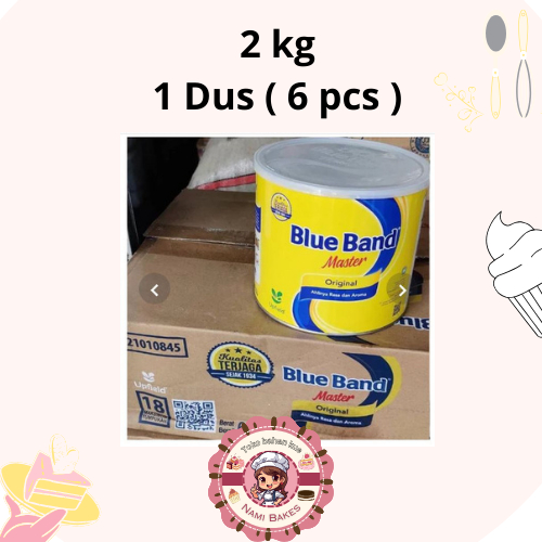 

Blue Band Master Margarine Serba Guna 2 kg 1 dus ( 6 pcs )