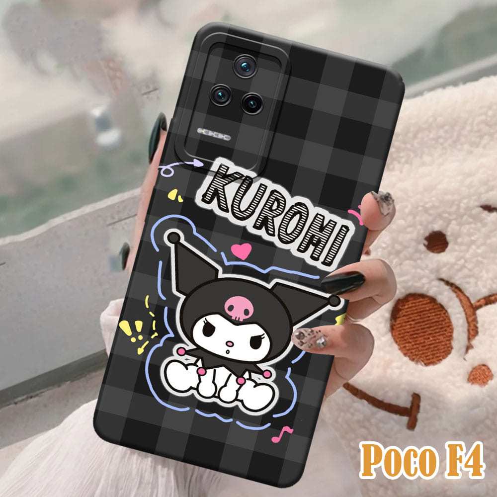 Casing Softcase Macaron Prokamera Pocophone f4 Motif snack Lucu Case Hp Murah Case Hp Terbaru Case H