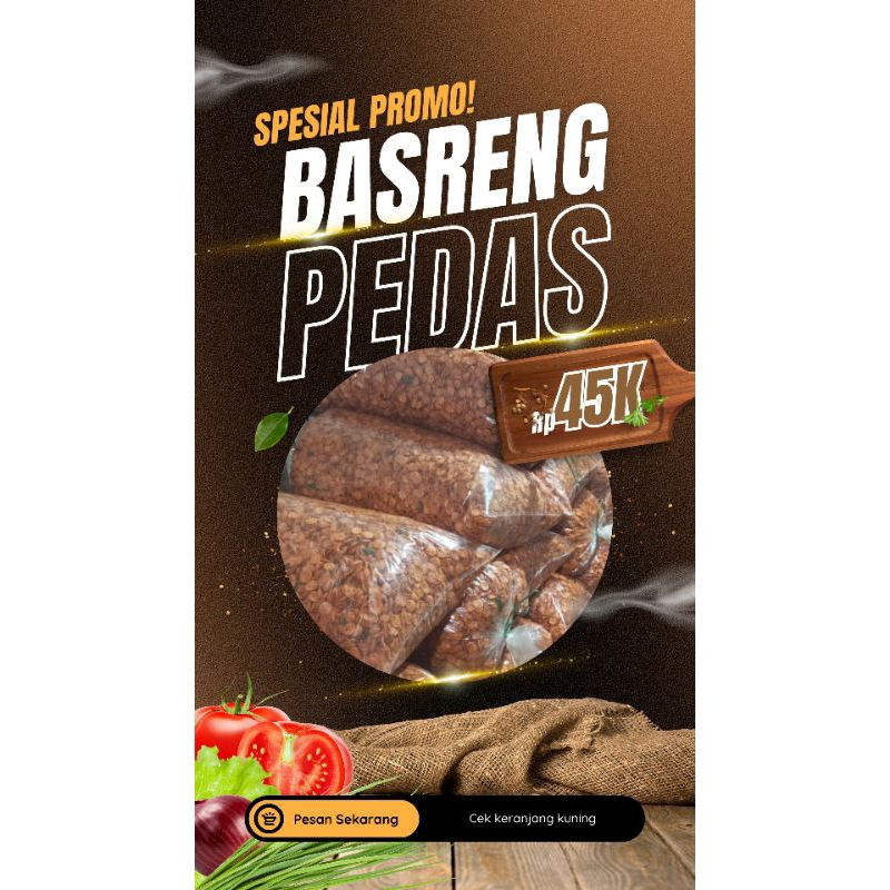

basreng makanan ringan cemilan sehari² snack pedas dan original