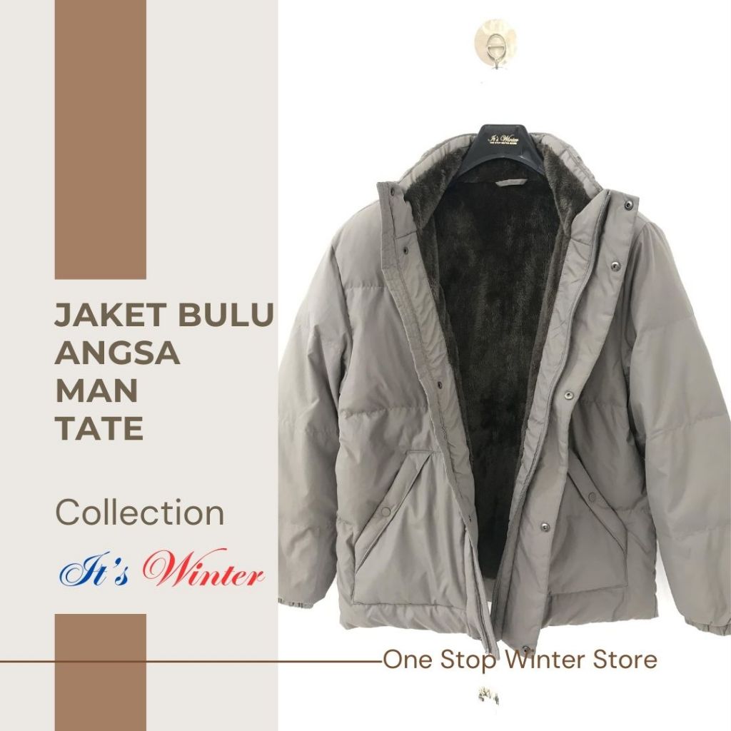 Jaket Bulu Angsa Man Tate Musim Dingin Pria Winter Jaket Musim Dingin Jacket Pakaian Musim Dingin