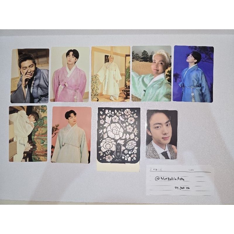 (BOOKED) PC BTS JIN MOTS 7-3 & SET DALMAJUNG 2021