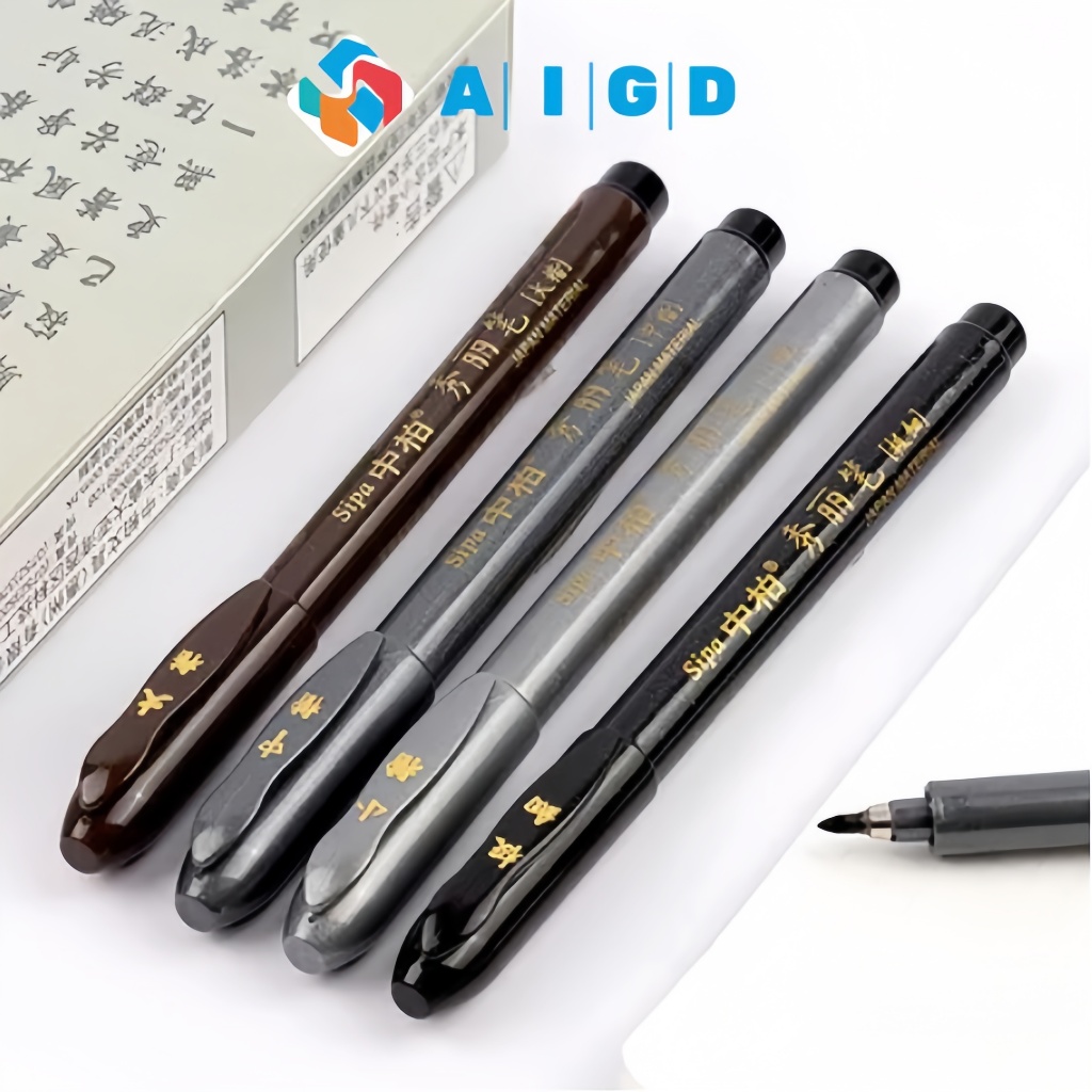 

[COD] Kuas Kaligrafi Calligraphy Brush Pen 1 Set 12PCS Drawing Pen Sekolah & Kantor Alat Tulis Seni