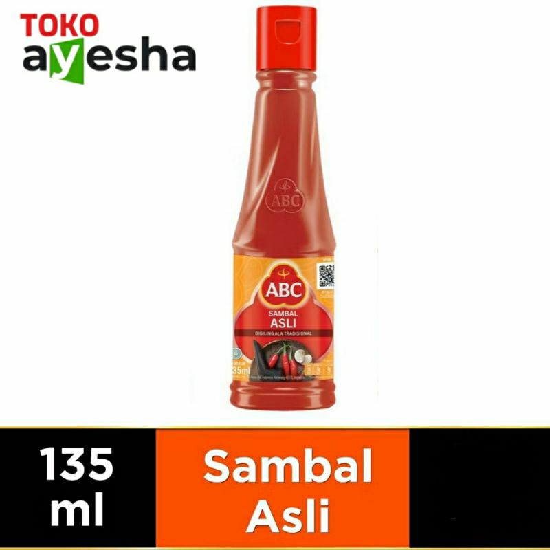 

Saus Sambal Asli ABC 135ml/270ml/600ml