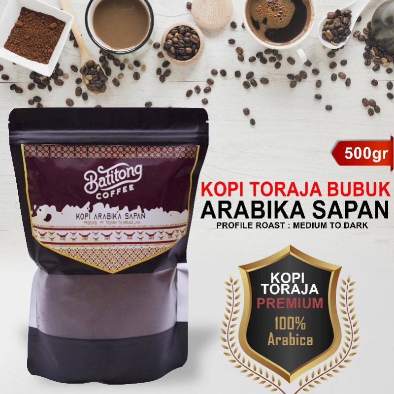 

PROMO KOPI BUBUK TORAJA ARABIKA SAPAN,