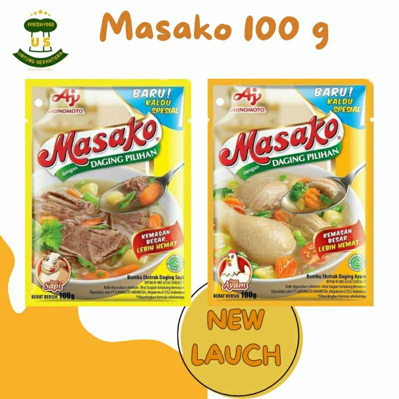 

Masako Bumbu Penyedap Ayam Sapi Masako Penyedap 100gr masako sapi masak masako Kaldu ayam masako kaldu sapi Bumbu Kaldu masako