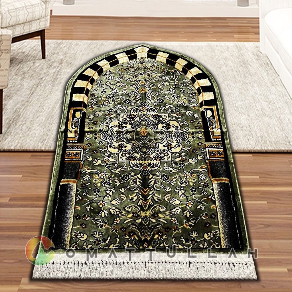 Sajadah Qubah Raudah  Dewasa / Sajadah Imam Empuk dan Halus ukuran 70x110cm / Perlengkapan Sholat