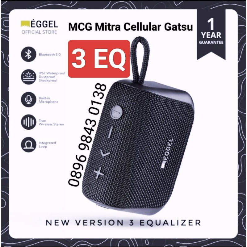 Speaker Eggel Fit 3, dengan 3 Equalizer