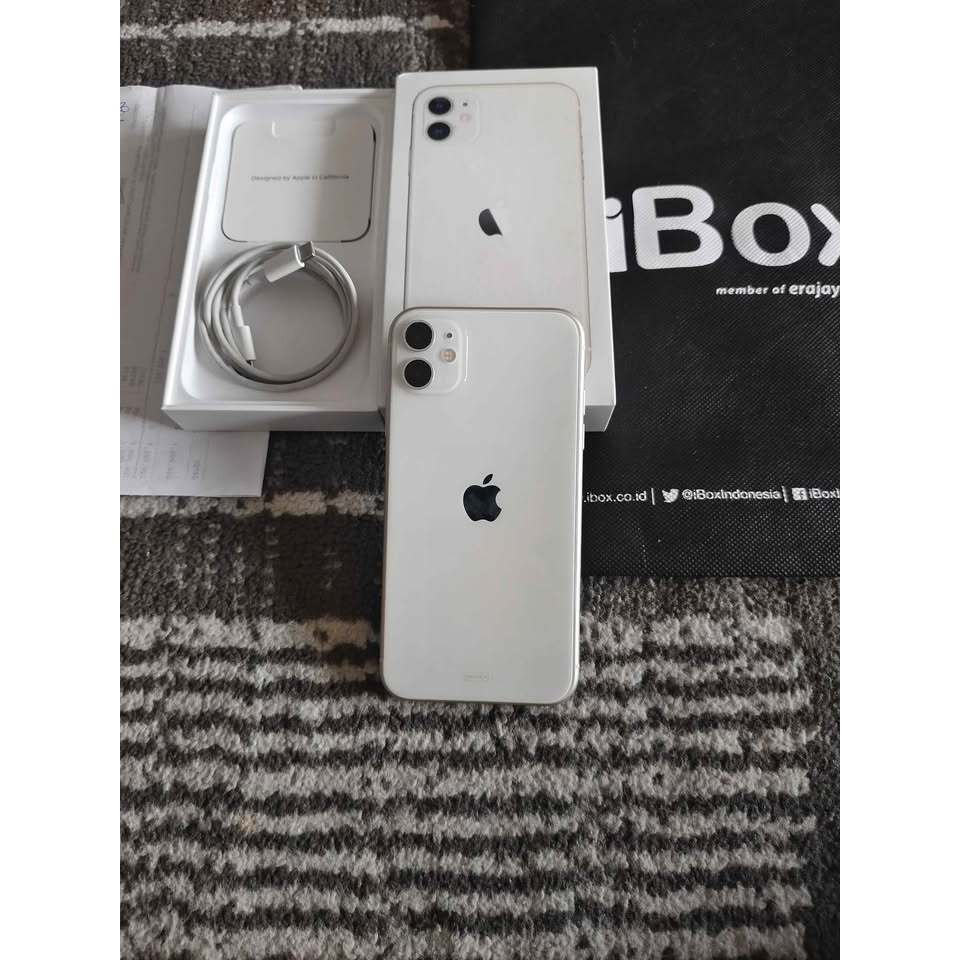 Iphone 11 64GB ibox White Mulus Garansi