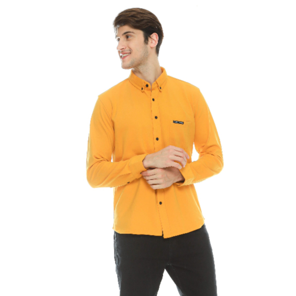 kemeja pique lengan panjang /kemeja pria /kemeja pique katun / kameja pria pique katun /kameja pria 