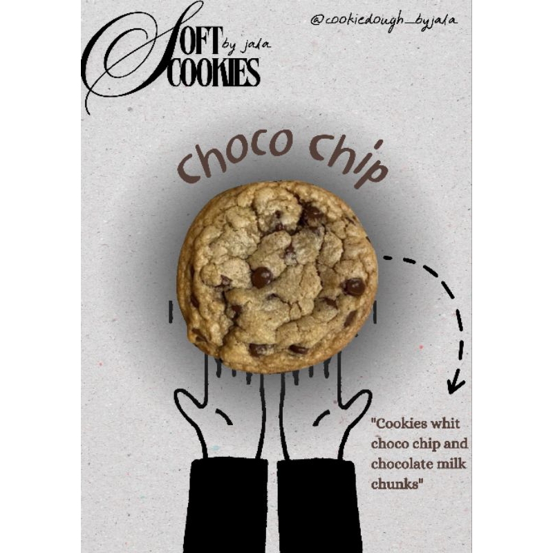 

[BUY 5 GET 6] SOFT COOKIES CHOCO CHIP PREMIUM BY JALA