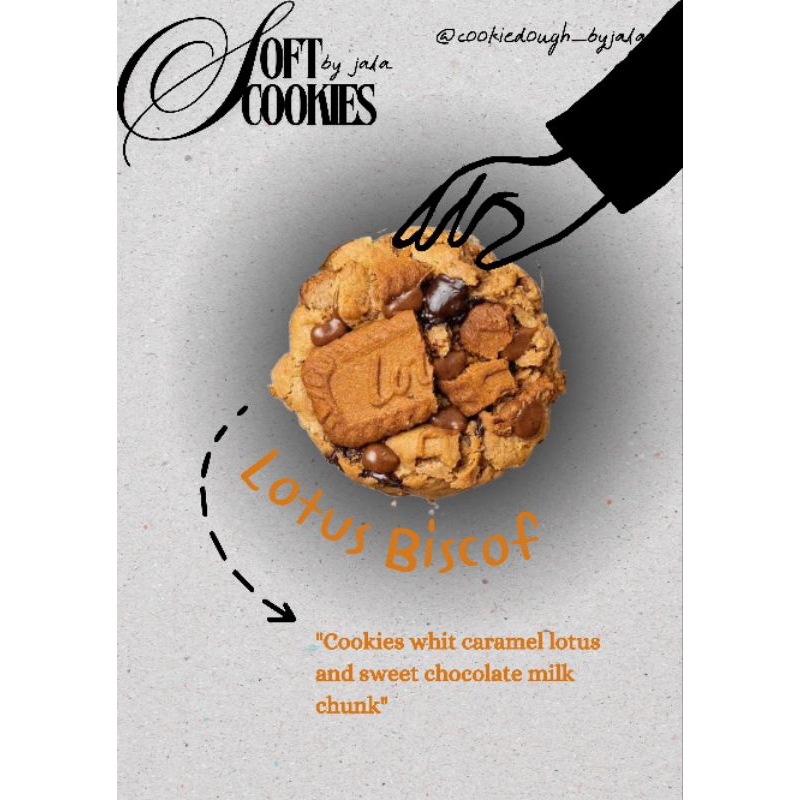 

[BUY 5 GET 6] SOFT COOKIES LOTUS BISCOF BY JALA